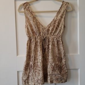 Banana Republic tank with tie .